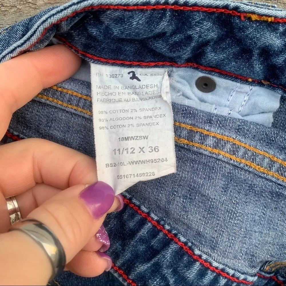 Retro Wrangler high rise stretch wedgie jeans 11/12x36 - Image 6