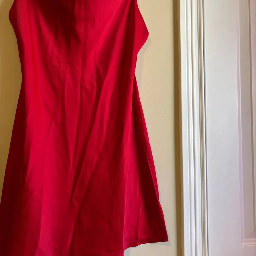 Elegant Red Mini Dress Size undefined - Image 2