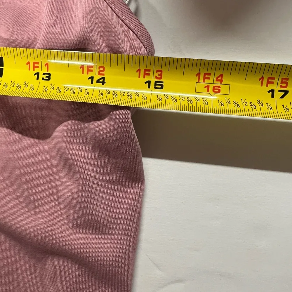 Lulus blush pink s modal blend midi slip tie back strappy dress slinky sexy - Image 7