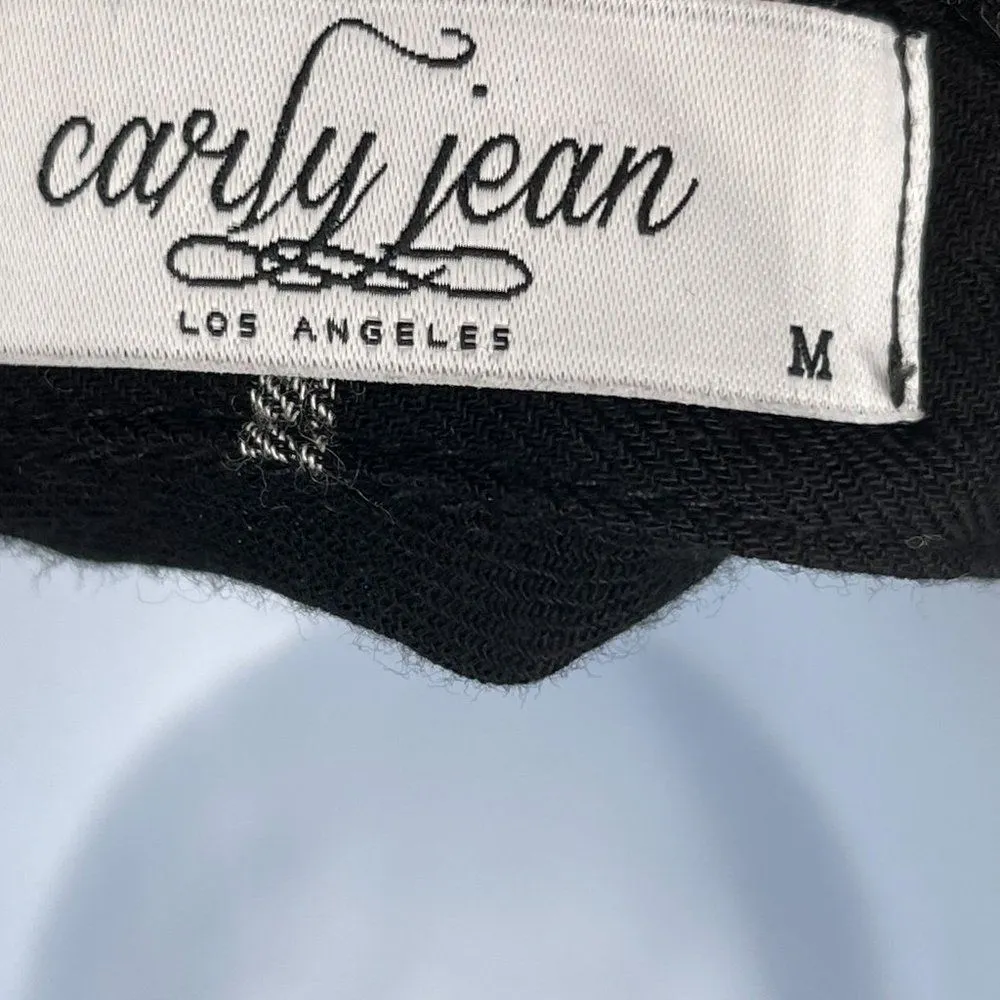 Carly Jean Windowpane Plaid Long Sleeve Boyfriend Fit Button Down Shirt Top CJLA - Image 59