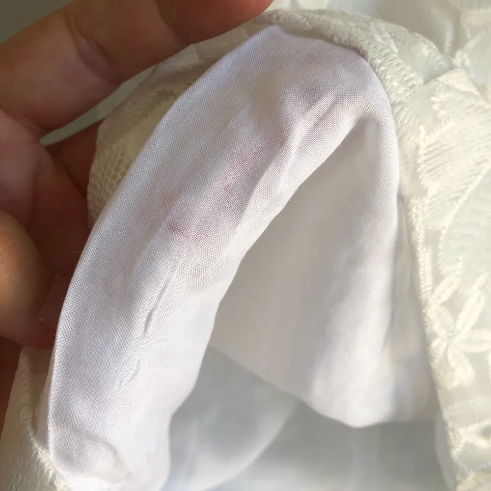 LPA Tersa Mini Dress White Floral medium 3d bridal shower baby shower wedding - Image 6