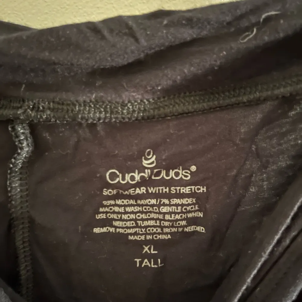 Cuddl Duds Soft Black Stretch Pants - Image 2