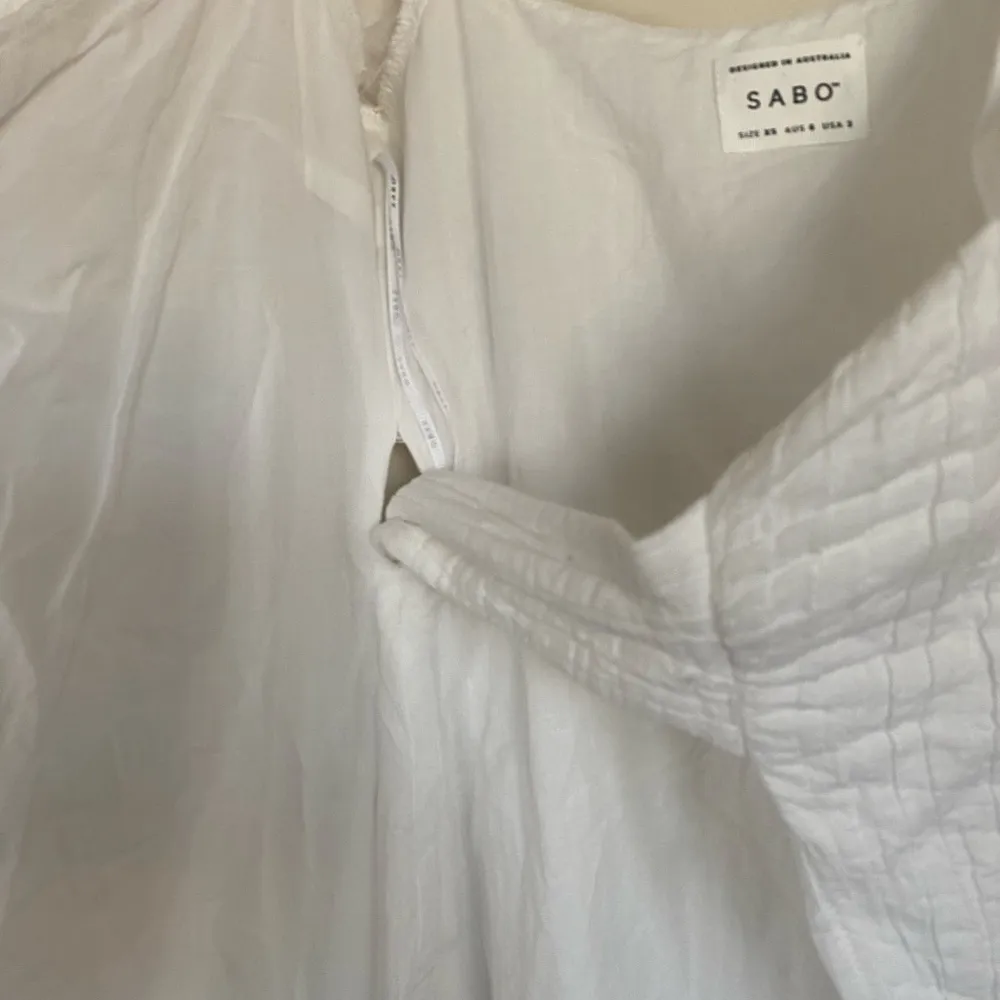 Sabo Skirt Cora Elegant White Wrap Maxi Dress - Image 13