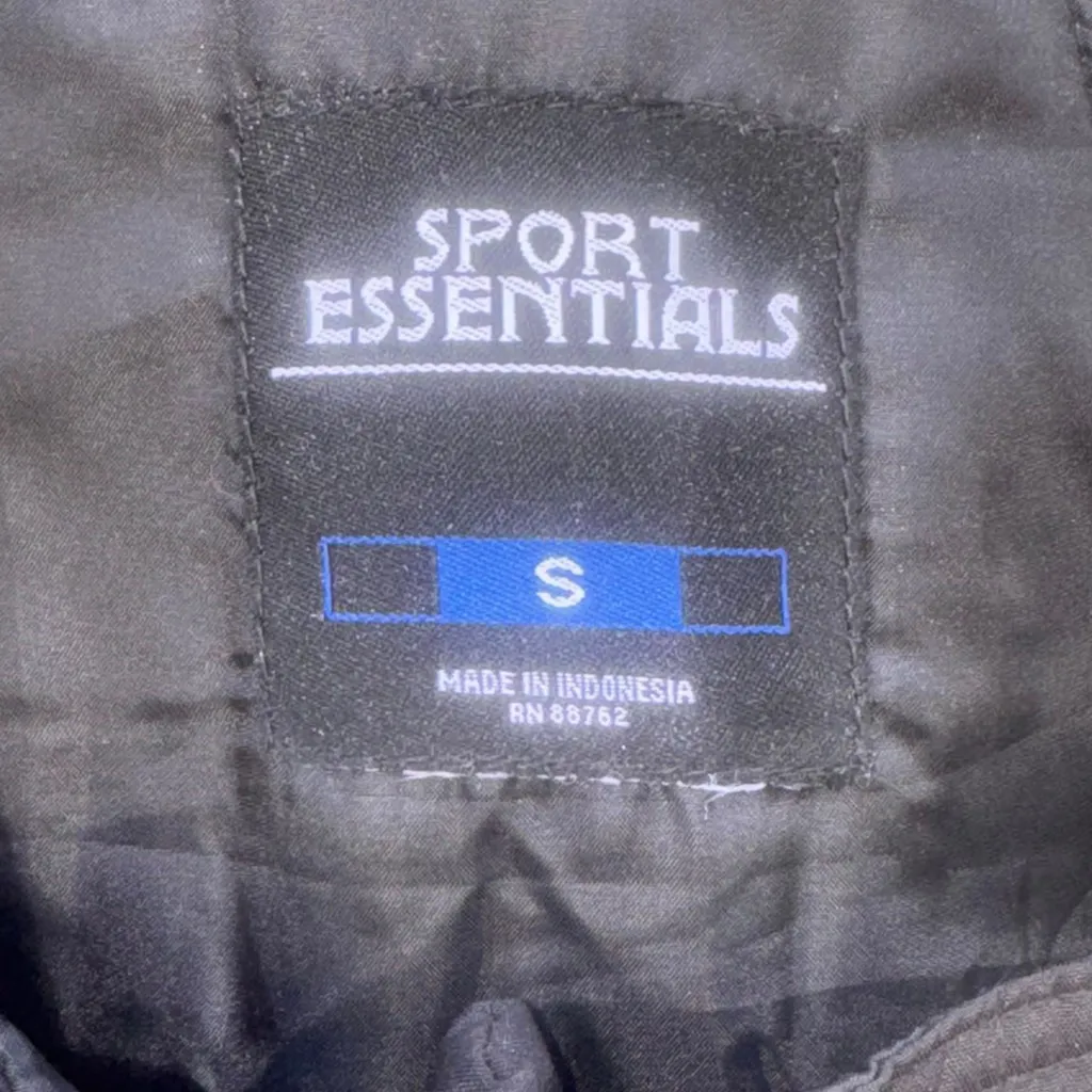 Vintage SPORT ESSENTIALS Black ski snowboard, snow bib Overalls Women's Small Size 0 - Image 2