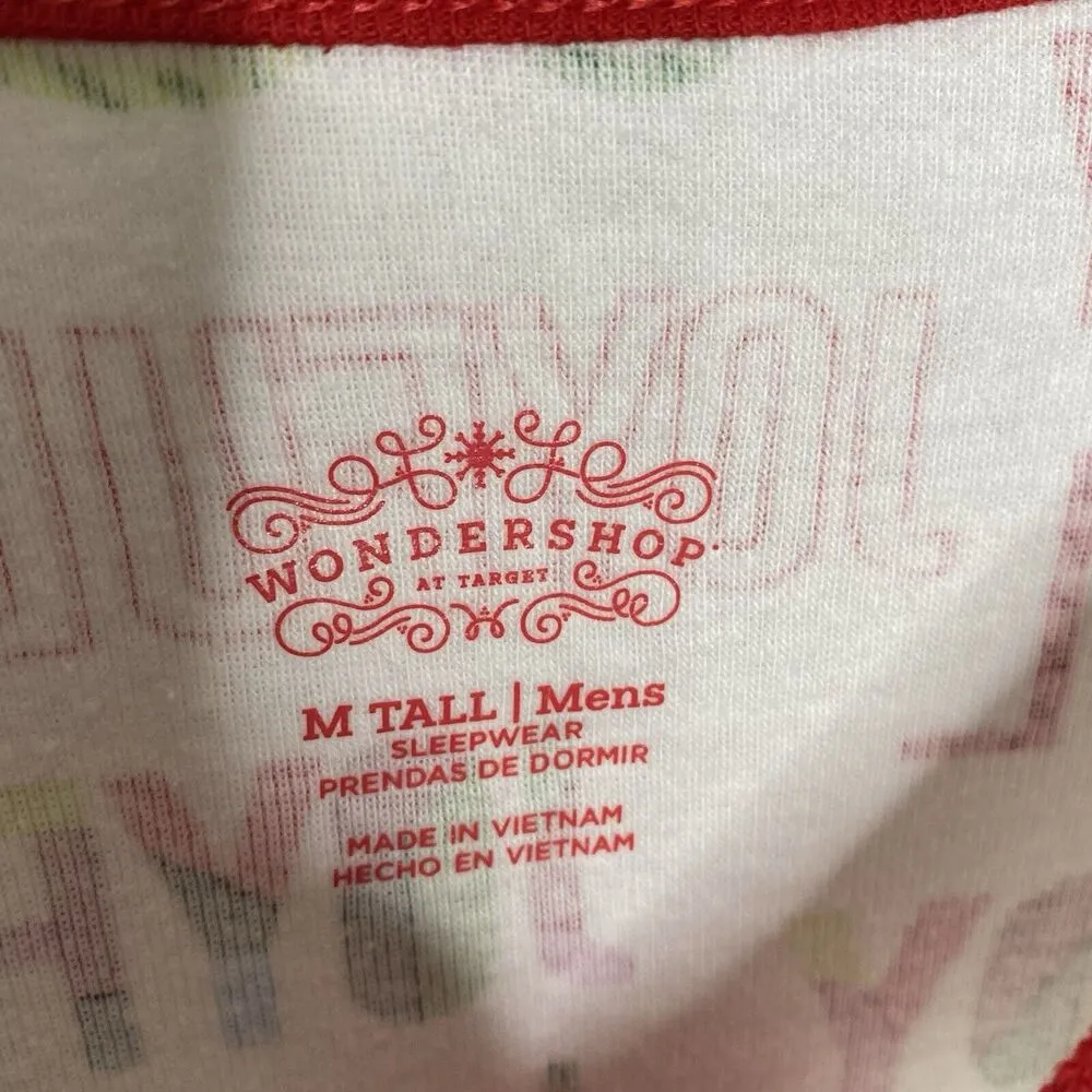 Wondershop Sleepshirt White Christmas Long Sleeve Joyful Cotton Women Medium T - Image 3