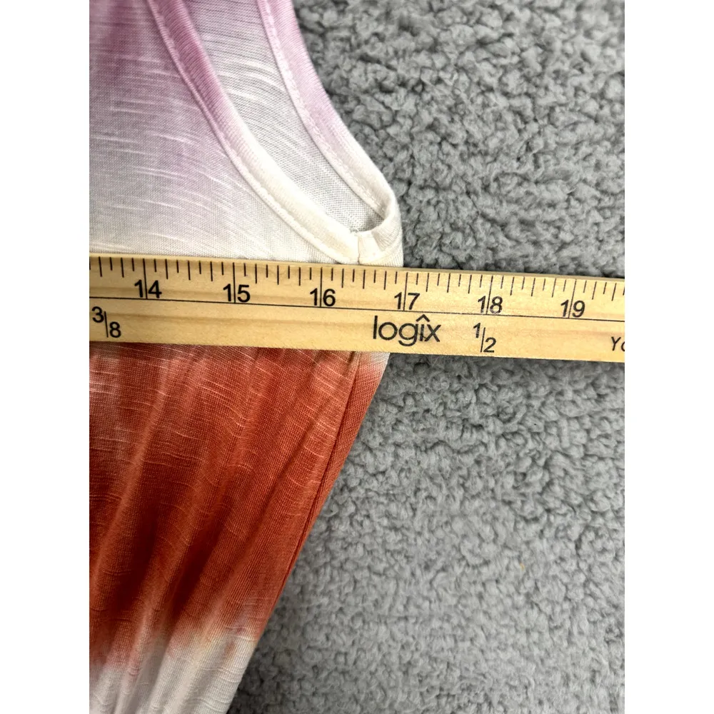 Knox Rose Maxi Dress Womens Small purple‎ Tie Dye Tie Waist Boho Hippie Beach - Image 2