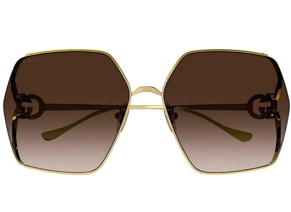 NEW Gucci Women's GG1322S 64mm Square Sunglasses, New w/o Tag $710 - Image 4