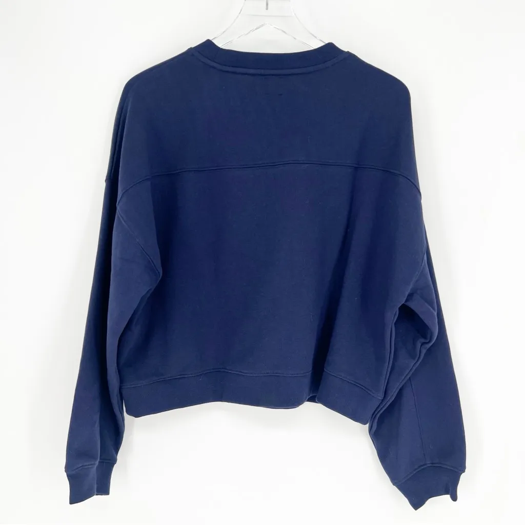 GAP Vintagesoft Logo Sweater M Blue - Image 3