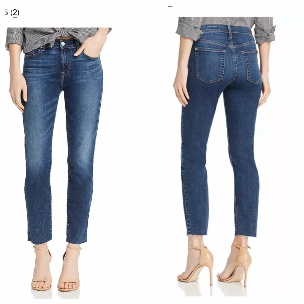 7 For All Mankind Roxanne Ankle Jeans Size 27 NWT - Image 3