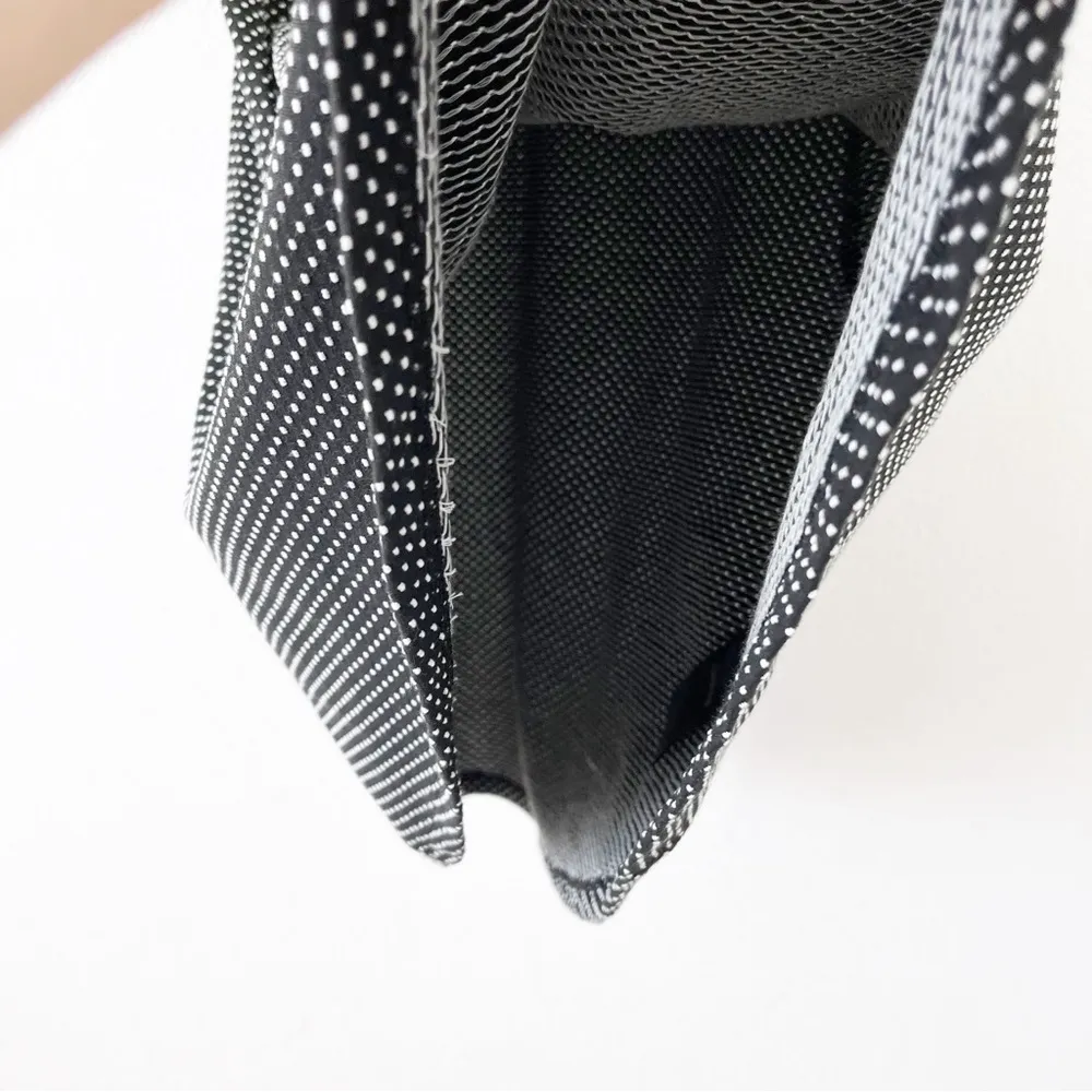 Penelope Black Polka Dot Mini Dress - Image 7