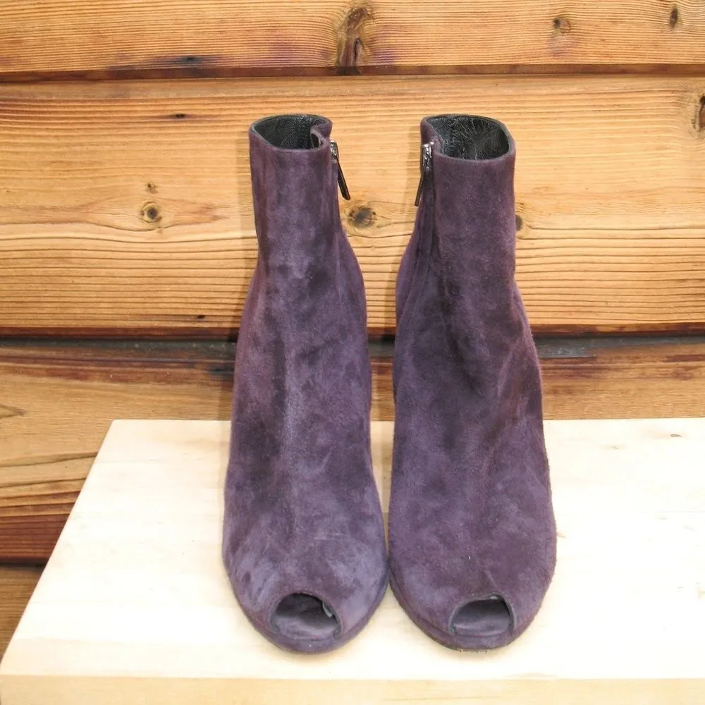 Jil  Sander Womens 7.5  Purple Ankle Boots - Image 2