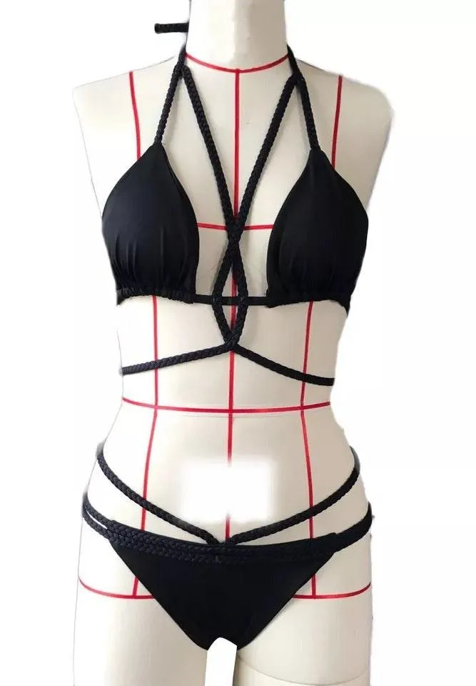 Boutinela white sexy bikini set - Image 2