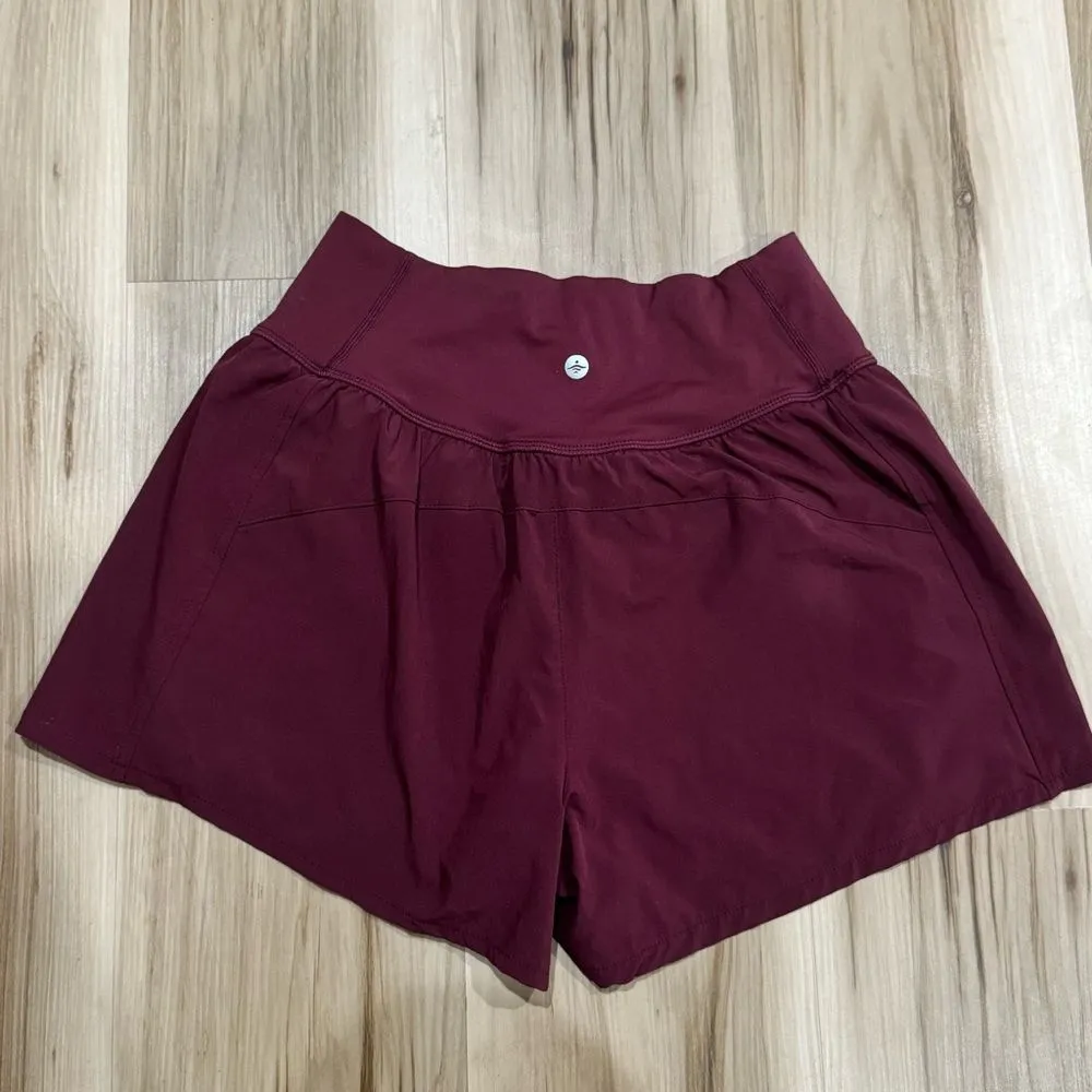 Halara Breezeful High Waisted Crossover Pocket 2-in-1 Yoga Shorts Women’s Small - Image 4