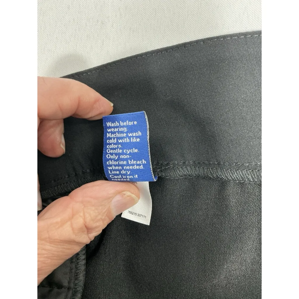 Womans Apt 9 Brynn Pullon Casual Pants 24 W Black Straight Midrise NWT - Image 8