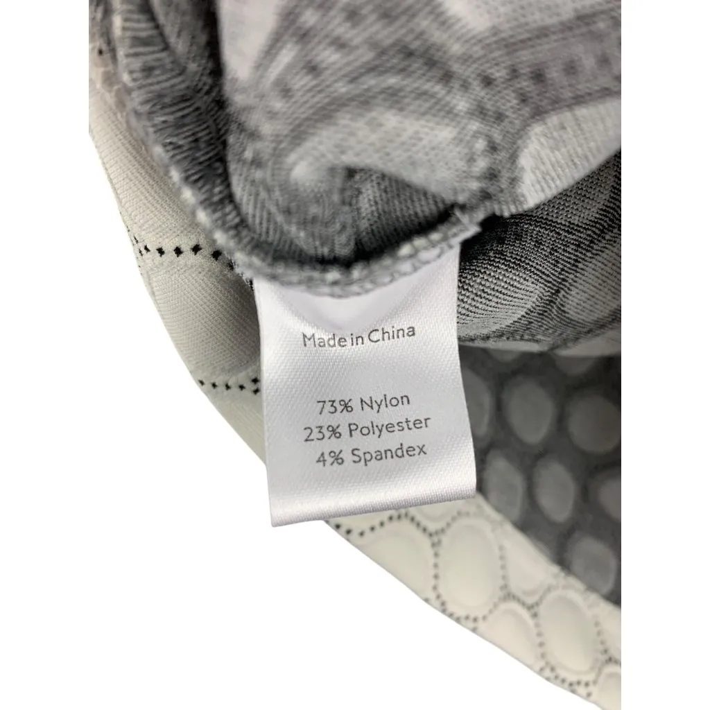 Leota Womens PS Pencil Skirt White Circle Pattern Nylon Polyester Blend - Image 5