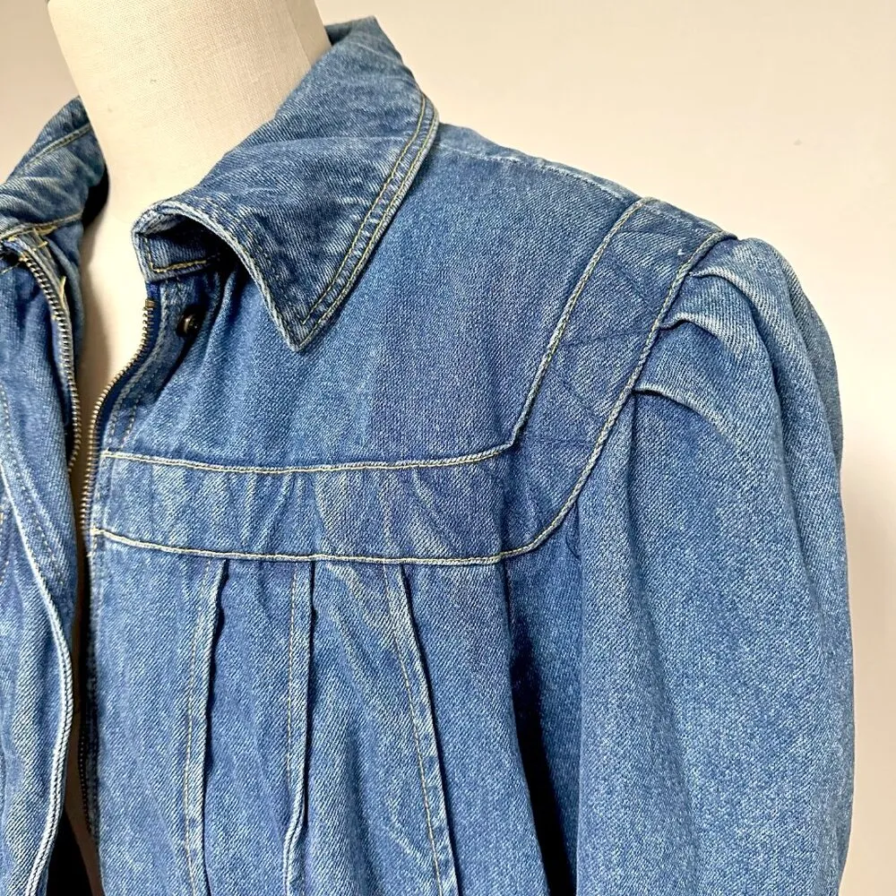 VTG Gitano Denim Jacket Blue Size L - Image 2