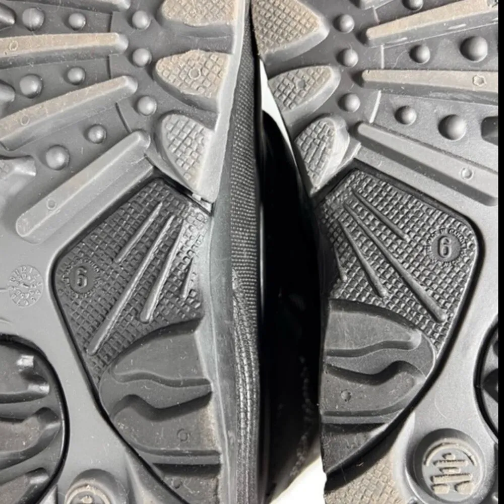 KAMIK snow boots women's 6 black white swirl insulated waterproof winter ankle - Image 14