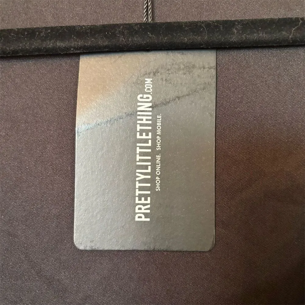 PrettyLittleThing Women's Butterfly Print Bodycon Mini Dress Size 2 - Image 4