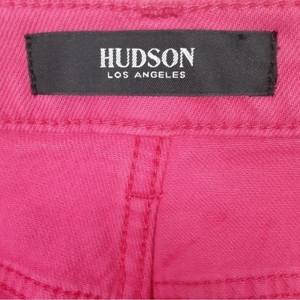 NWT HUDSON Hot Pink Cropped Holly High-rise Jeans - 23 - Image 7