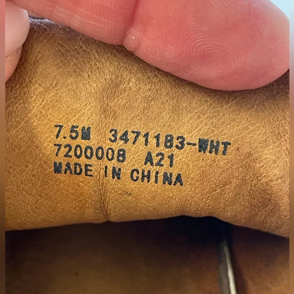 Frye Women’s‎ Ivy Court Low Lace White Leather Sneakers Size 7.5 - Image 11