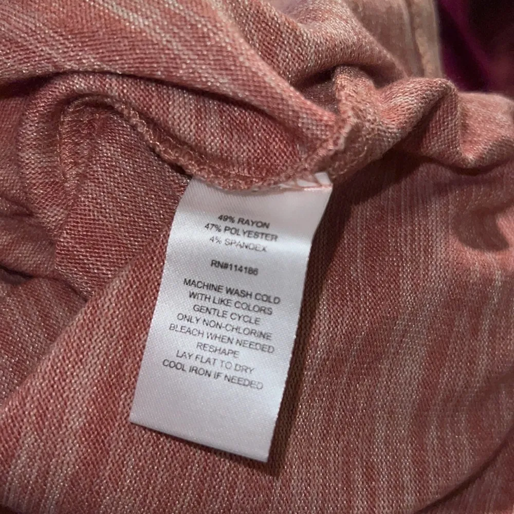 Peyton Primrose large womens pullover hoodie lightweight longsleeve thin blush Pink - Image 4