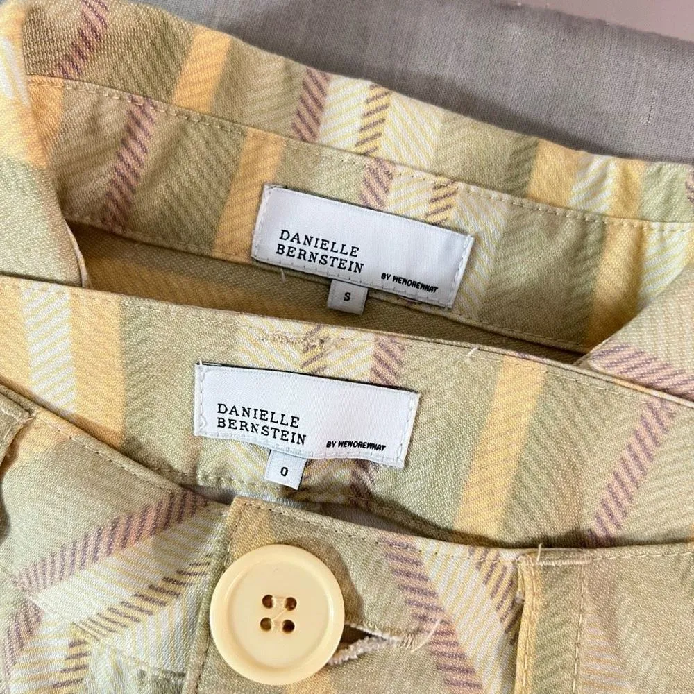 Danielle Bernstein Women's Weworewhat Stripe Crop Top Sz S Pants Sz 0 2Pc Set - Image 13