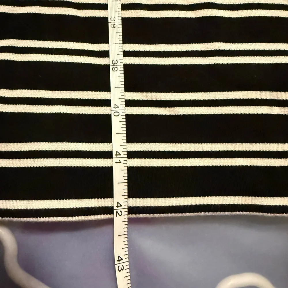 Ann Taylor Black and White Sheath Midi Dress - Image 6