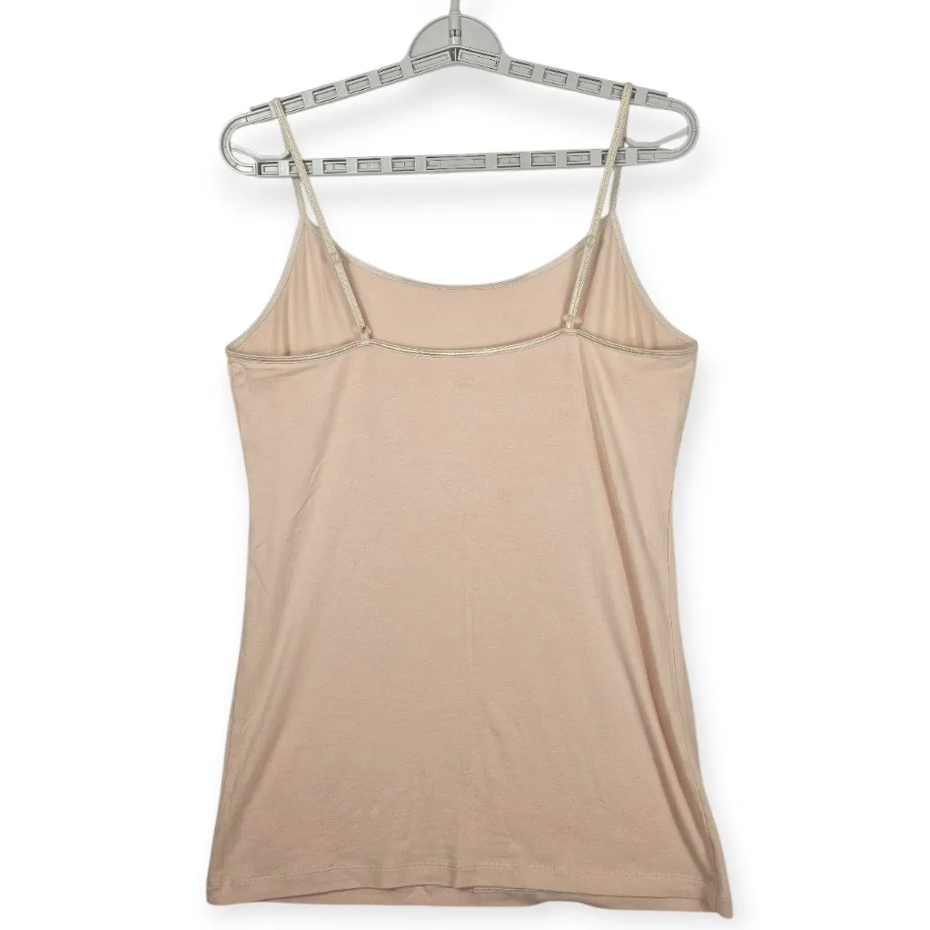 Cabi Beige V-Neck Cami Tank Top L Adjustable Straps - Image 2