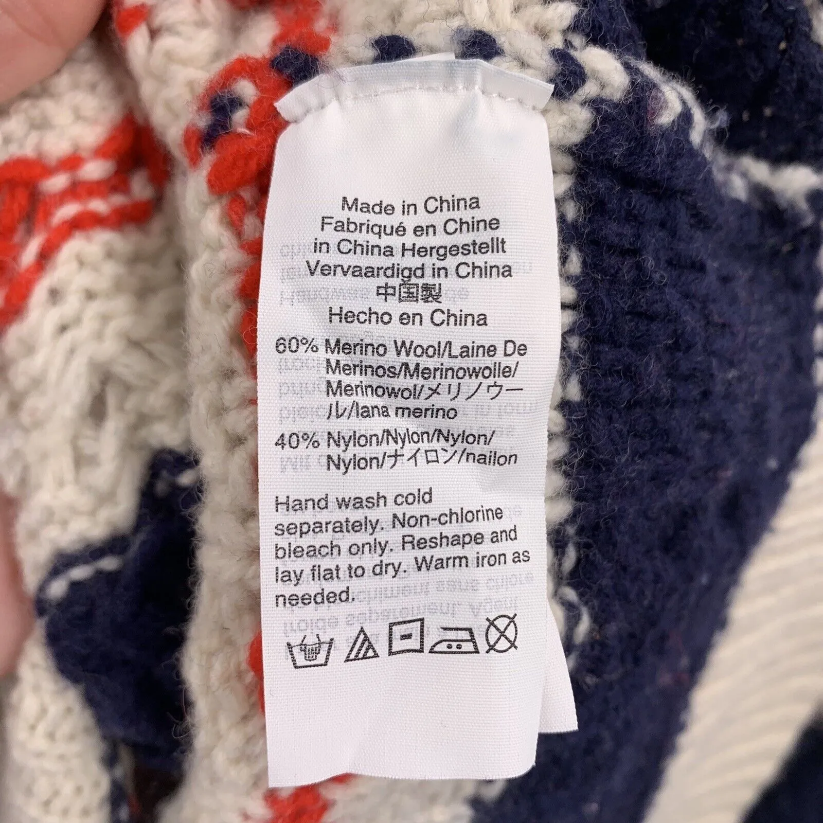 J.Crew Oversized Cozy Tunic Pullover Sweater Striped Cable Knit Crew Neck - Image 10