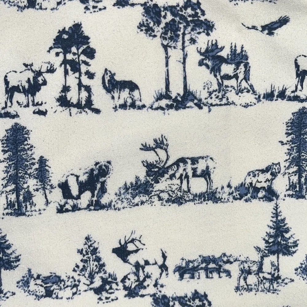 Lands’ End Serious Sweats XL/P 18 Outdoor Wildlife Animal Graphic Sweatshirt Top - Image 5