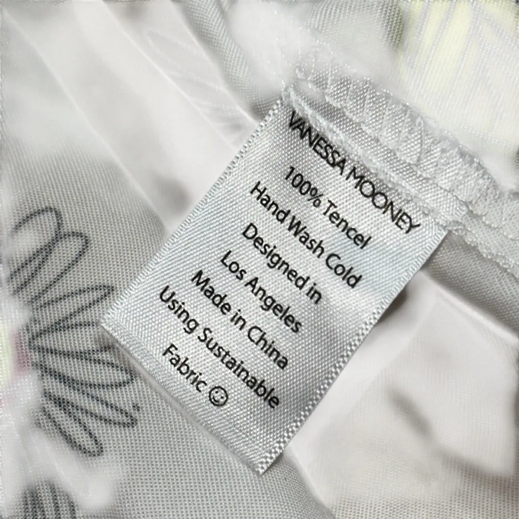 Vanessa Mooney White and Floral Elisabeth Romper Dress Womens XXS - Image 6