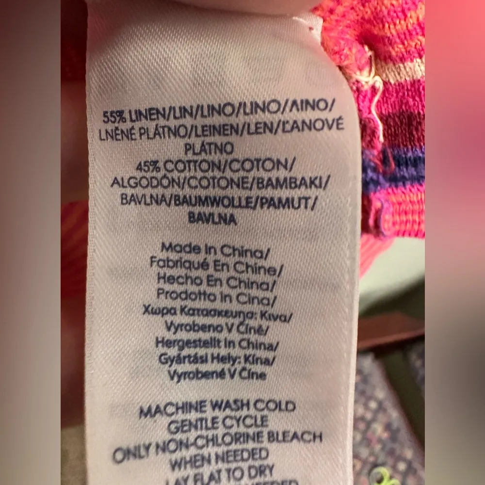 CHAPS  sleeveless striped knit tie vneck sweater - Image 4