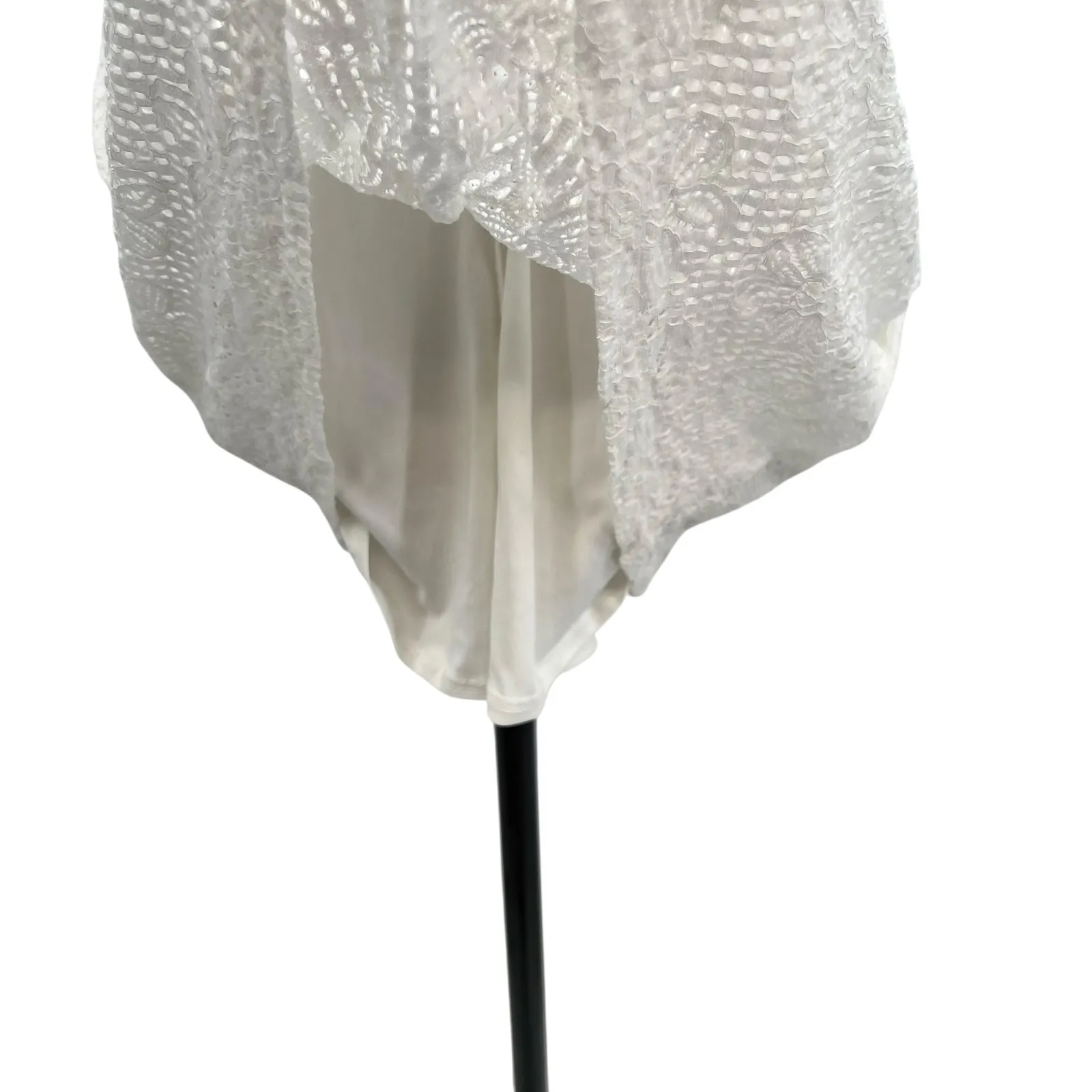 Project Judith March x Dede Raad Romper Lace Floral White Size Small‎ - Image 5