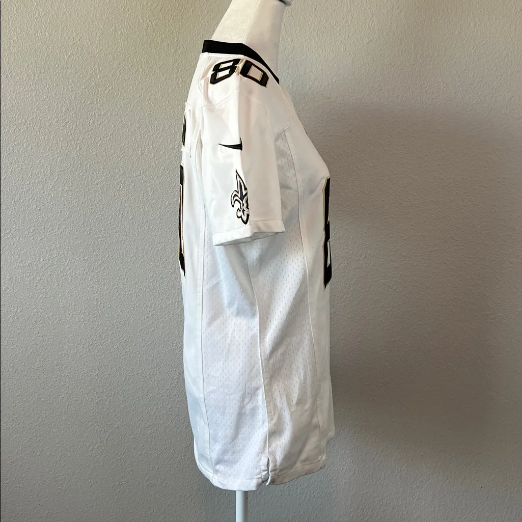 Nike On Field Saints White Jersey Jimmy Graham #80 Size Medium - Image 2