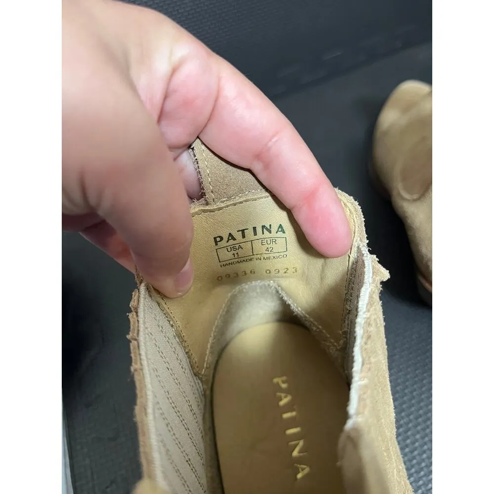 Women’s Portland Leather Patina Dakota Western Suede Ankle Boot in Taupe Size 11 - Image 8