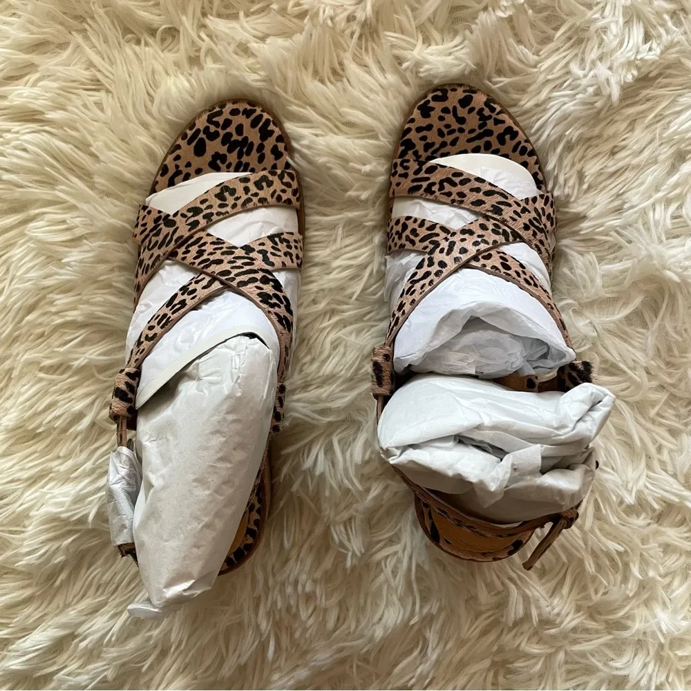 NIB Madewell Alyssa slingback shoes in spotted calf hair - Image 2