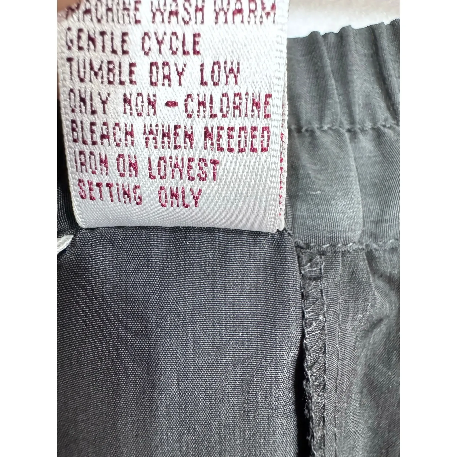 Worthington Solid Black Y2K‎ Pleated Pull-On Casual Shorts Women's Plus Size 14 - Image 4