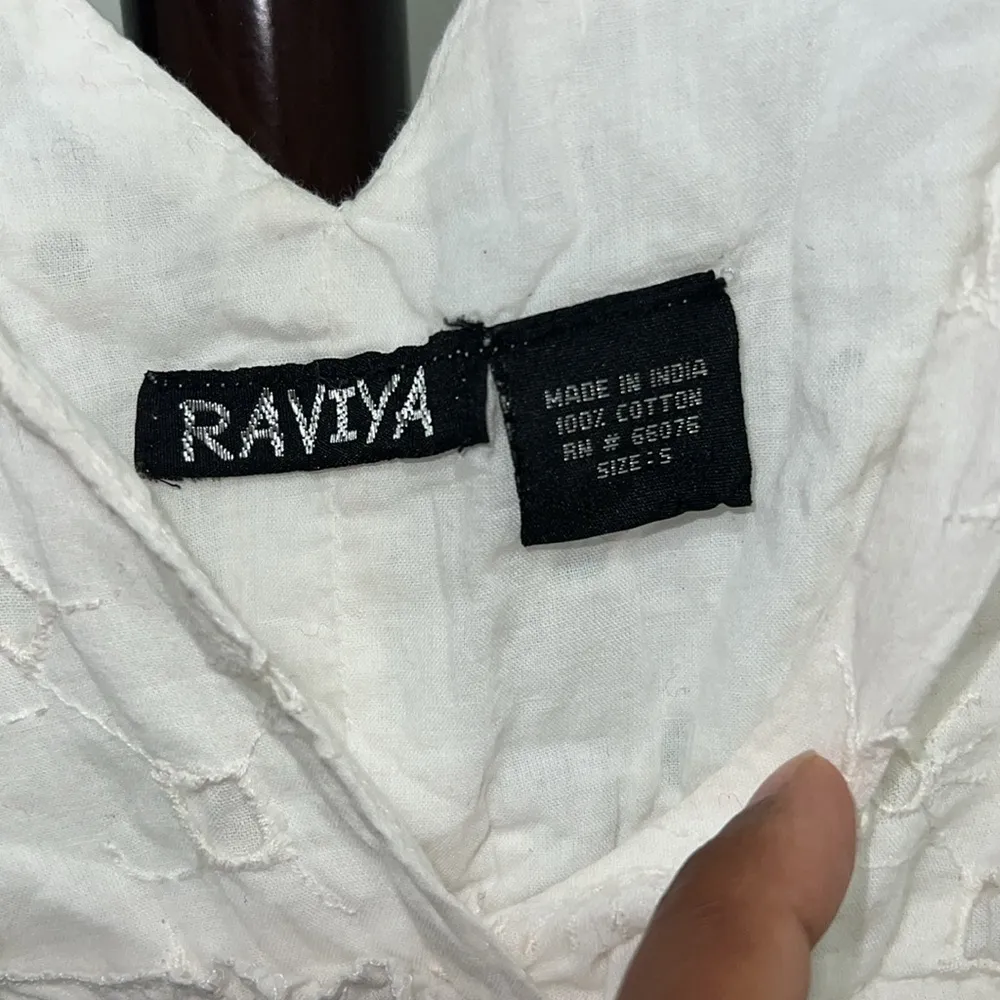 White Embroidered Lightweight Flowy Summer Dress NWOT - Image 2