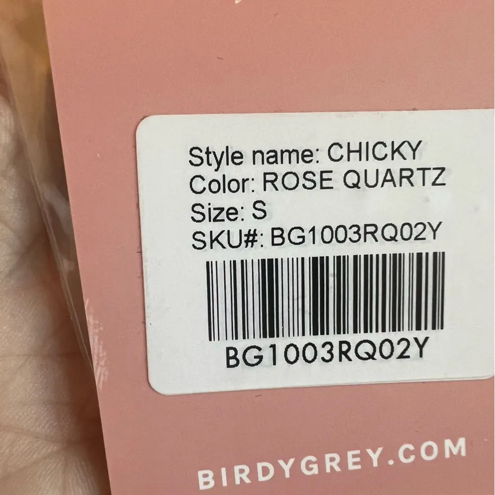 NWT Birdy Grey Size Small Chicky Convertible Bridesmaid Dress in Rose Quartz - Image 9