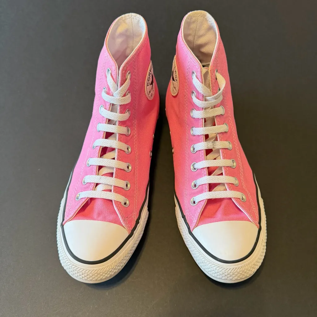 Converse All Star Chucks hightops Bubblegum Pink, Unisex Pink Size 10.5 - Image 3