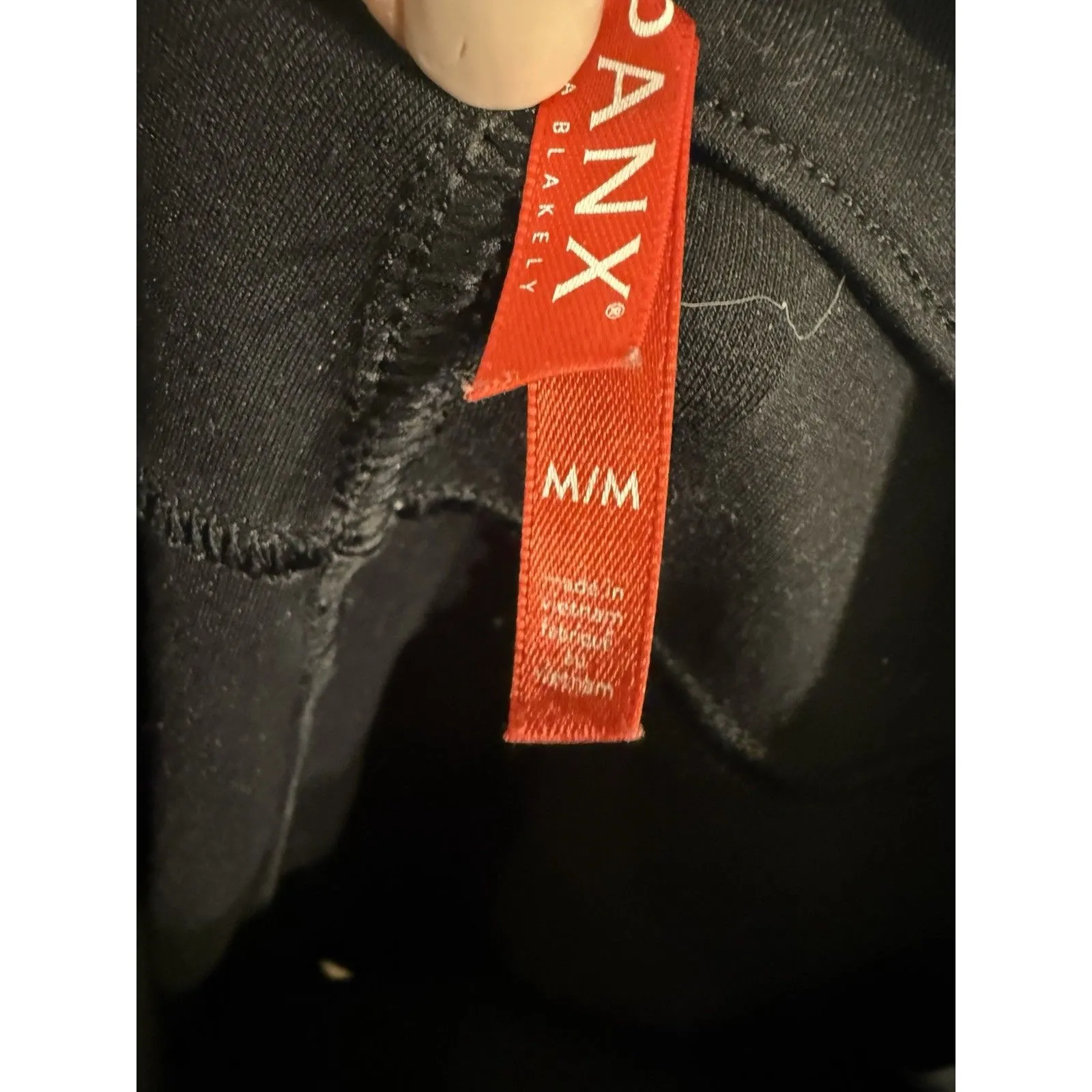 SPANX The Perfect Black Ponte Ankle Pant Women’s Size M Medium Pull On Style - Image 3