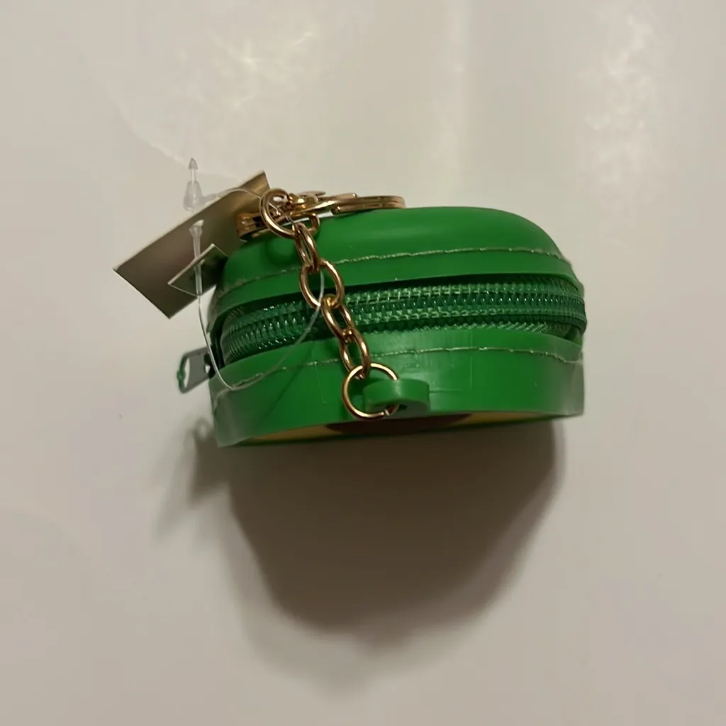 So cute avocado key ring or charm clip on your bag or purse Green - Image 2