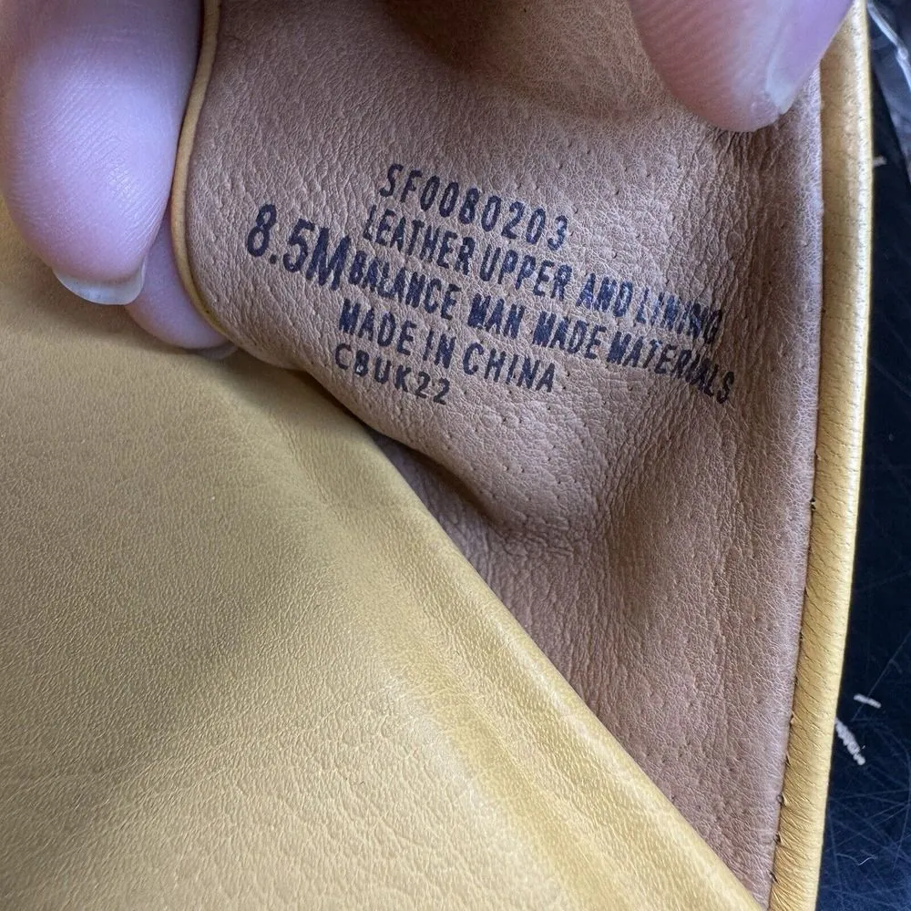 Women's Sofft Essie Mexico Yellow Size 8.5 Medium New In Box Save Big - Image 5