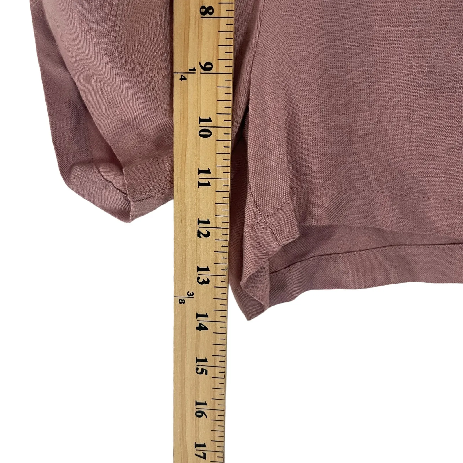 Harlowe‎ & Graham NWT Women's Size Medium Dusty Rose Pink Soft Shorts - Image 8