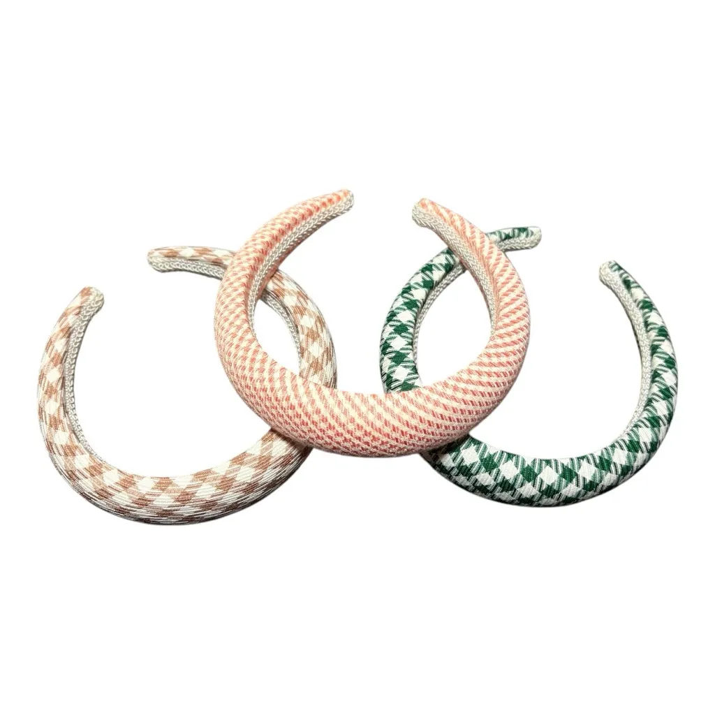 BUNDLE of 3 Multicoloured Headbands Pink - Image 2