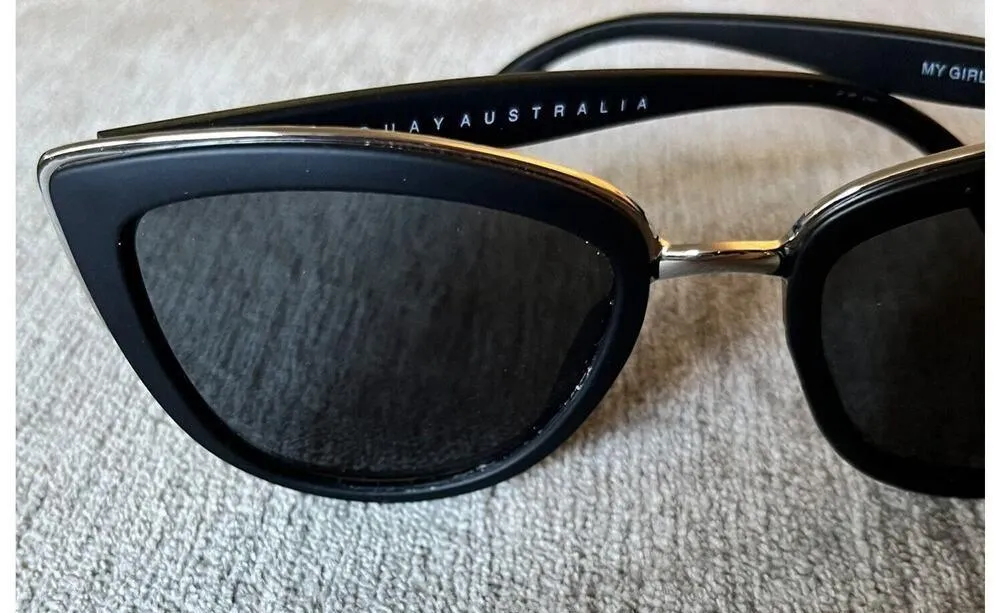 MY GIRL Sunglasses Black Frame / Smoke Lens - Image 2