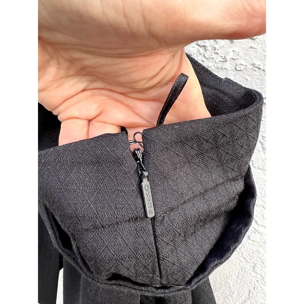 NWT Pinko High Rise Jill 1 Armaturato Argyle Paperbag Short Black 36 / US 0 Size undefined - Image 8