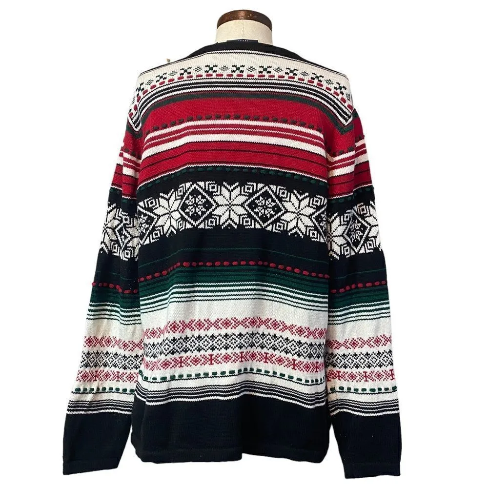 Vintage nordic fair isle sweater - Image 2