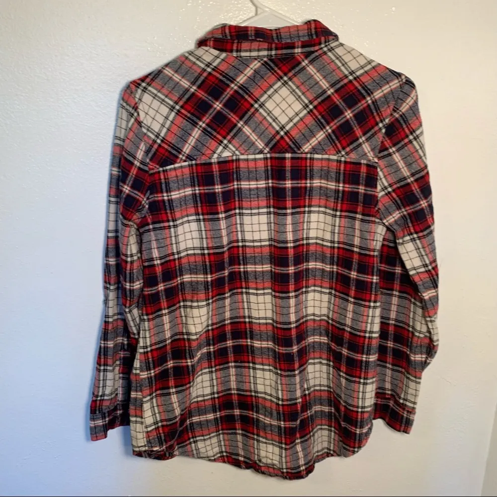 Be Cool Button Down Flannel Shirt Plaid - Image 9