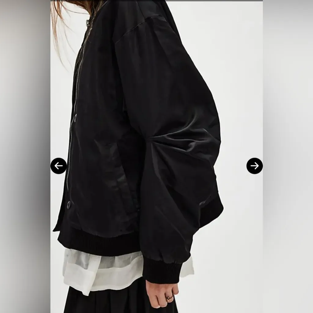 NWOT Free People Keep Sake Bomber - Image 5